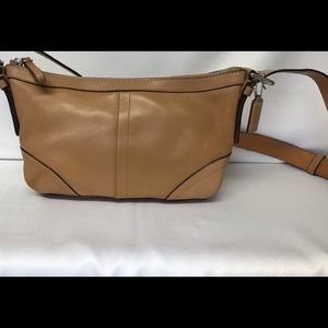 COACH East/West Duffle Leather Shoulder bag